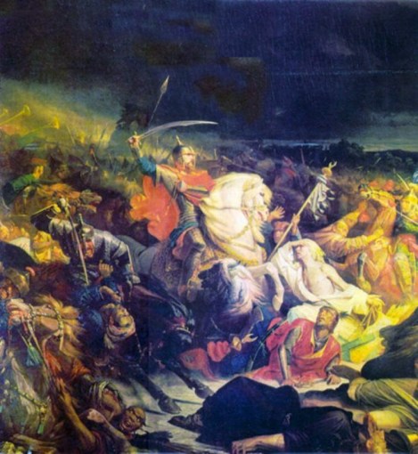 Dmitri Donskoi at the Battle of Kulikovo